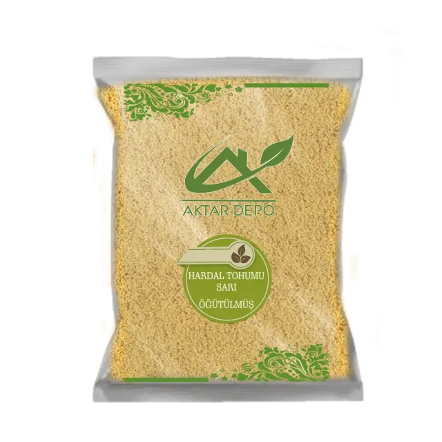 Hardal Tohumu Sarı Öğütülmüş