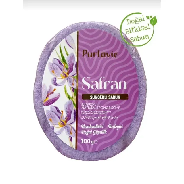 Purlavie Süngerli Safran Sabun 100 Gr