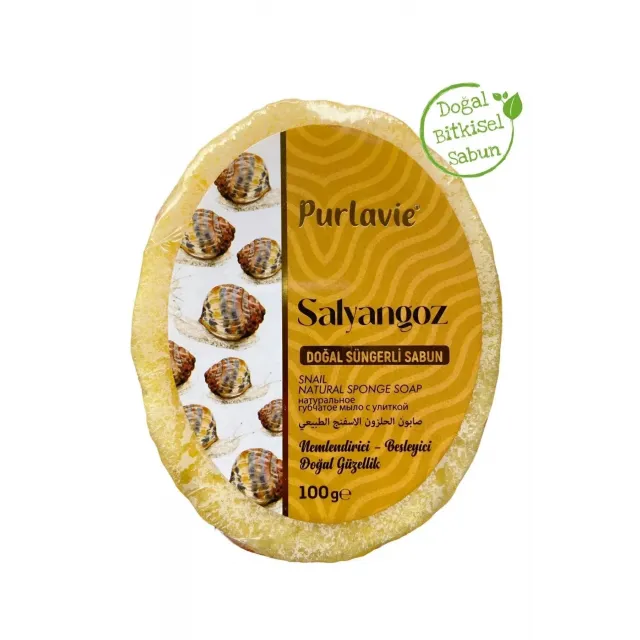 Purlavie Süngerli Salyangoz Sabun 100 Gr