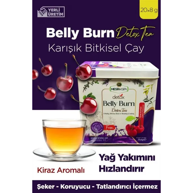 Mesir-i Şifa Belly Burn Detox Çayı Teneke Kutu 160 Gr