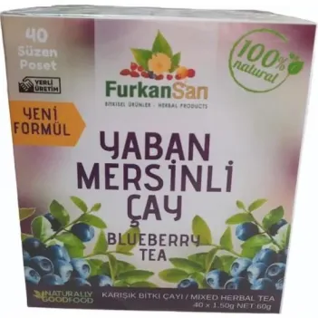 Furkan Sarı Yaban Mersini Çayı 40 Lı