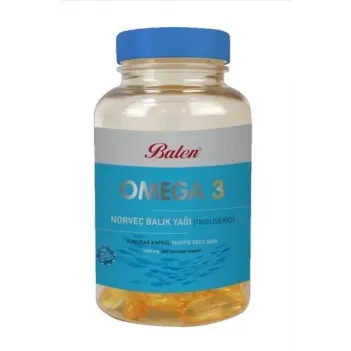 Balen Omega3 Norveç Balık Yağı Kapsül 100 Lü Net Fiyat