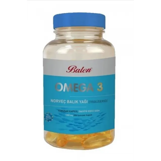Balen Omega3 Norveç Balık Yağı Kapsül 100 Lü Net Fiyat