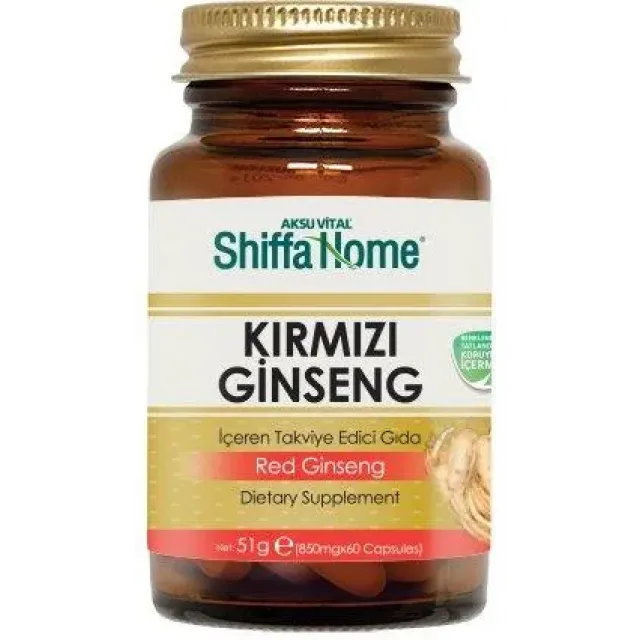 Shf Kırmızı Ginseng Kapsül 60 Kapsül 850 Mg