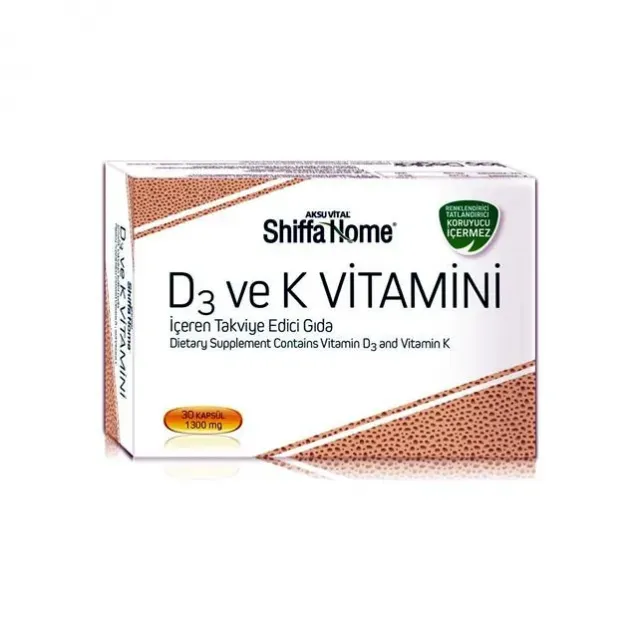 Shf D3 Ve K Vitamini 30 Softjel 1300 Mg