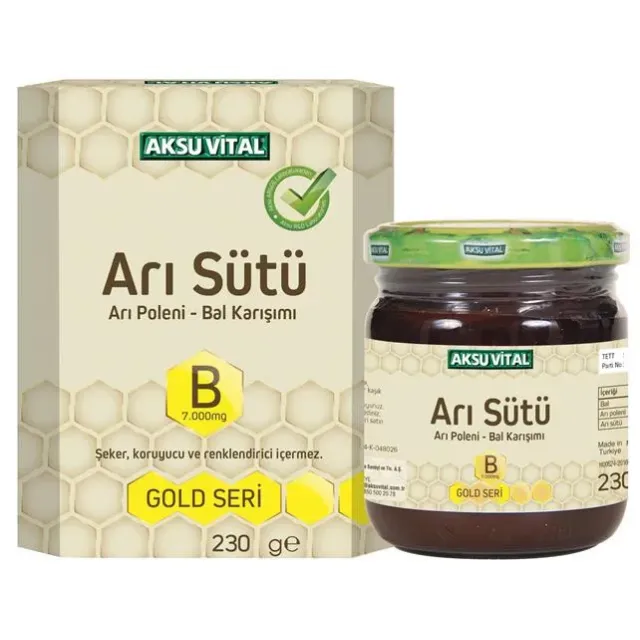 Aksvital Arı Sütü Polen Krşm Bebe Gold 220gr