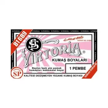 01 Kumaş Boyası Viktoria  Pembe