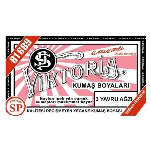 03 Kumaş Boyası Viktoria Yavru Ağzı