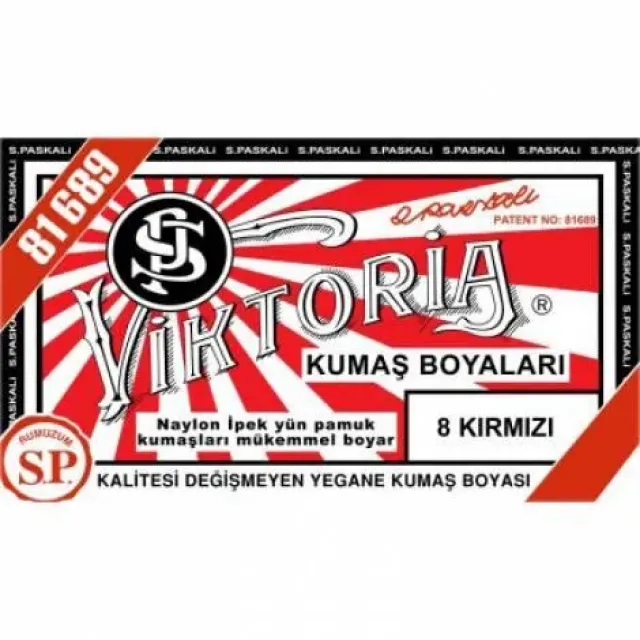 08 Kumaş Boyası Viktoria Kırmızı