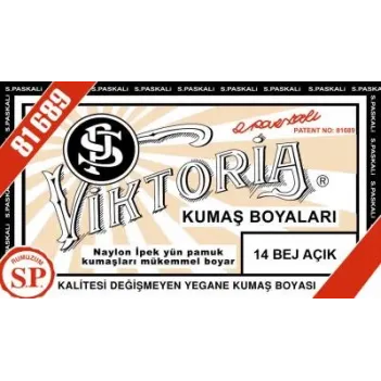 14 Kumaş Boyası Viktoria Bej Açık