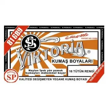 16 Kumaş Boyası Viktoria Tütün