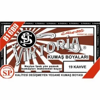 19 Kumaş Boyası Viktoria Kahve