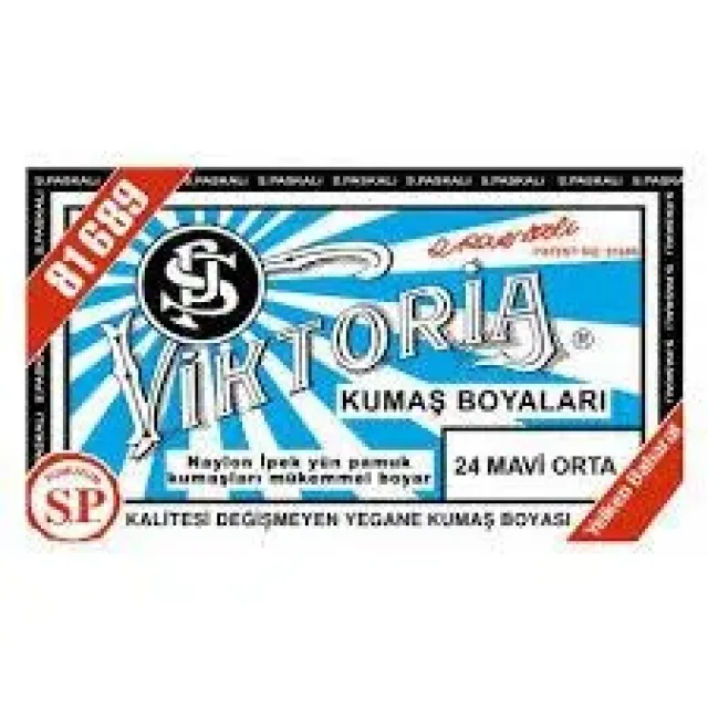 24 Kumaş Boyası Viktoria Orta Mavi