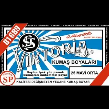 25 Kumaş Boyası Viktoria Mavi Koyu