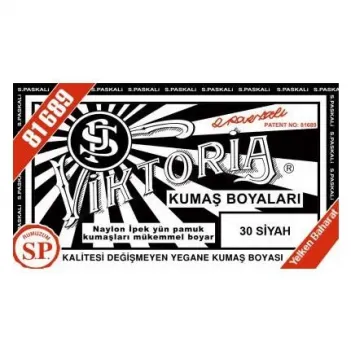 30 Kumaş Boyası Viktoria Siyah