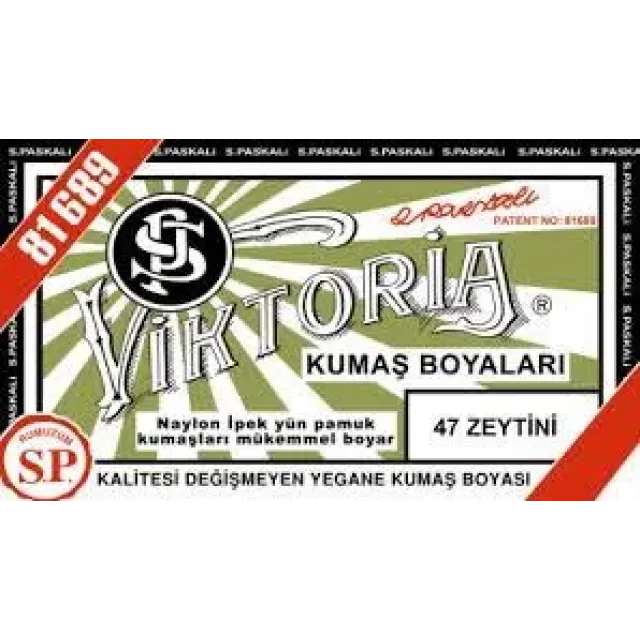 47 Kumaş Boyası Viktoria Zeytini