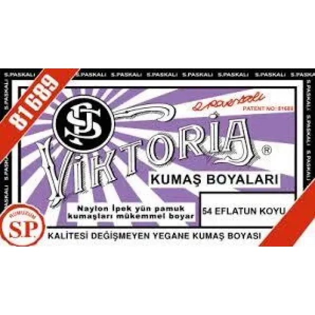 54 Kumaş Boyası Viktoria Eflatun Koyu