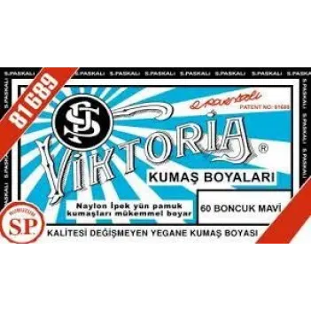 60 Kumaş Boyası Viktoria Boncuk Mavi