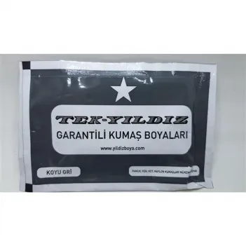 Tekyıldız Kumaş Boyası Koyu Gri 34