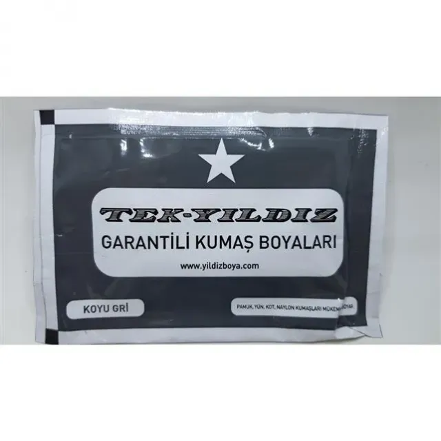 Tekyıldız Kumaş Boyası Koyu Gri 34