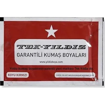 Tekyıldız Kumaş Boyası Koyu Kırmızı 09