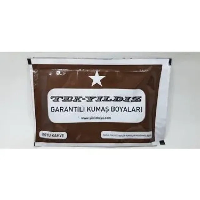 Tekyıldız Kumaş Boyası Koyu Kahve 20