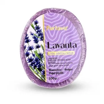 Purlavie Süngerli Lavanta Sabun 100 Gr