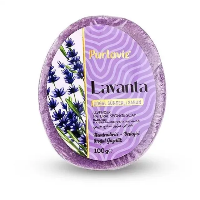 Purlavie Süngerli Lavanta Sabun 100 Gr