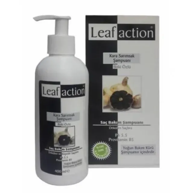 Leafaction Kara Sarımsak Şampuanı 400 Ml