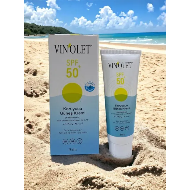Vinolet Koruyucu Güneş Kremi 75 Ml 50spf
