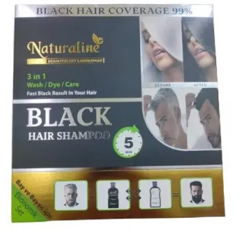 Naturaline Saç Rengi Yenileyici Şampuan Black Hair