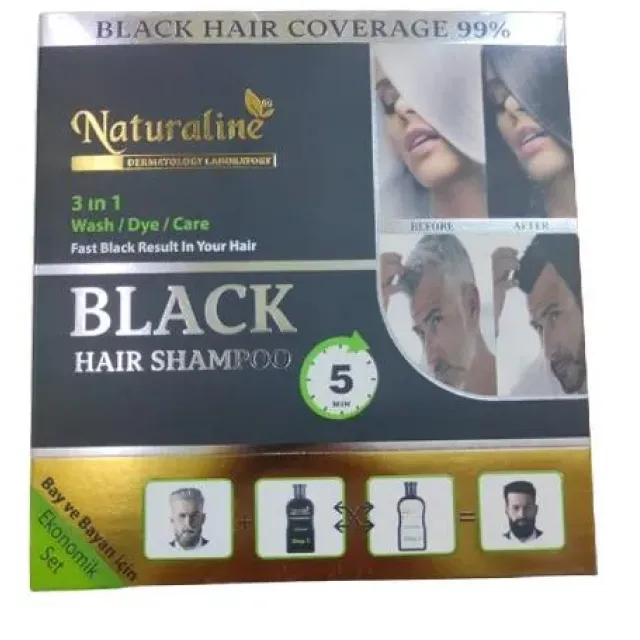 Naturaline Saç Rengi Yenileyici Şampuan Black Hair