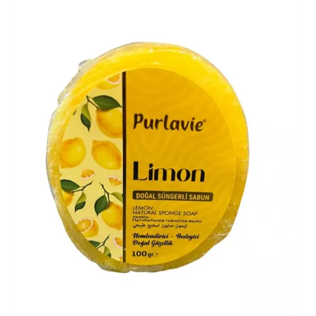 Purlavie Süngerli Limon Sabun 100 Gr