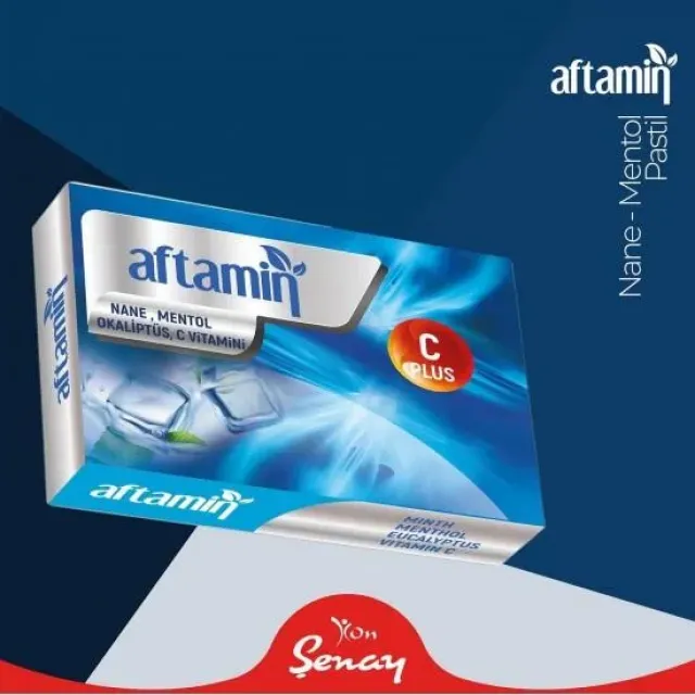 Aftamin Pastil Nane Mentol C Vit 24 Ad.