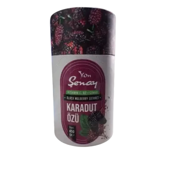 Şenay Karadut Özü 450gr Silindir Kutu