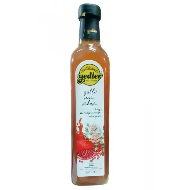 Yedier Güllü Nar Sirkesi 500 Ml