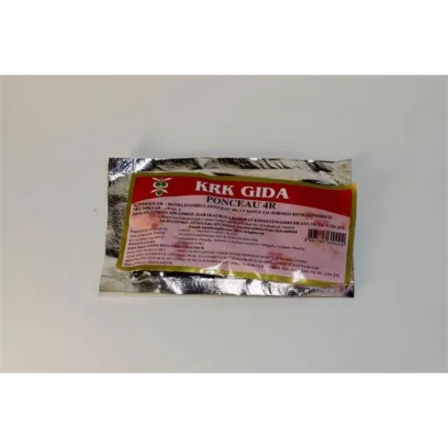 Krk Gıda Boyası Kırmızı(ponceau 4r)