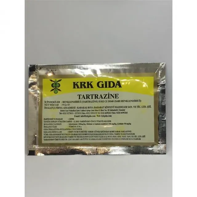 Krk Gıda Boyası Sarı(tartrazine)