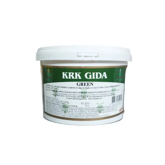 Dökme Gıda Boyası Açık Yeşil E102+e132