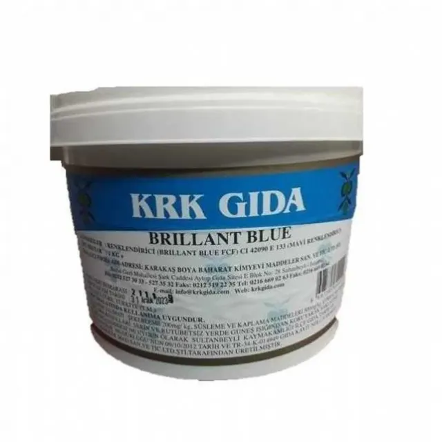 Dökme Gıda Boyası Mavi E133 Brillant Blue