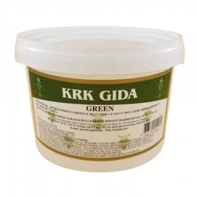 Dökme Gıda Boyası Yeşil Green  E102+e132