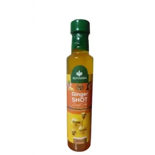 Alftamin Ginger Shot 340 Gr Zencefil Zerdeçal İçeren Şurup