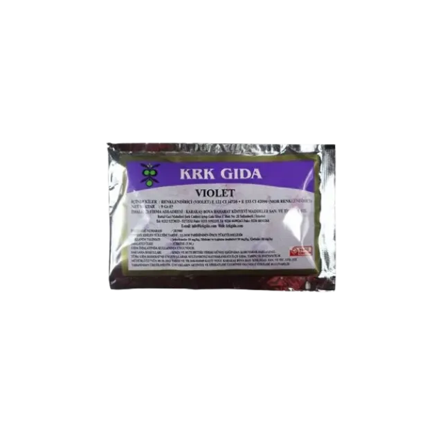 Krk Gıda Boyası Mor Violet E122+e133